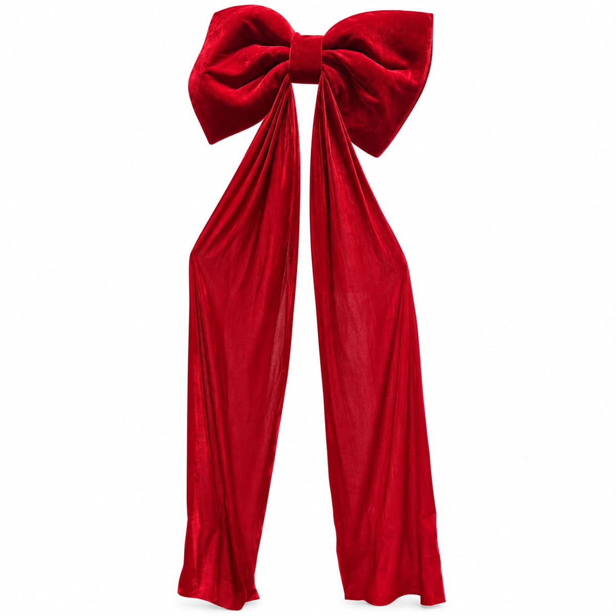 Cascading Bow on white background